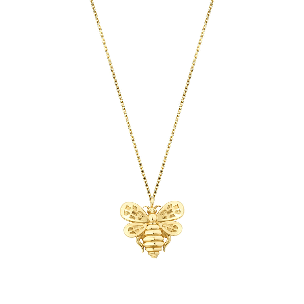 Gold Bee Necklace