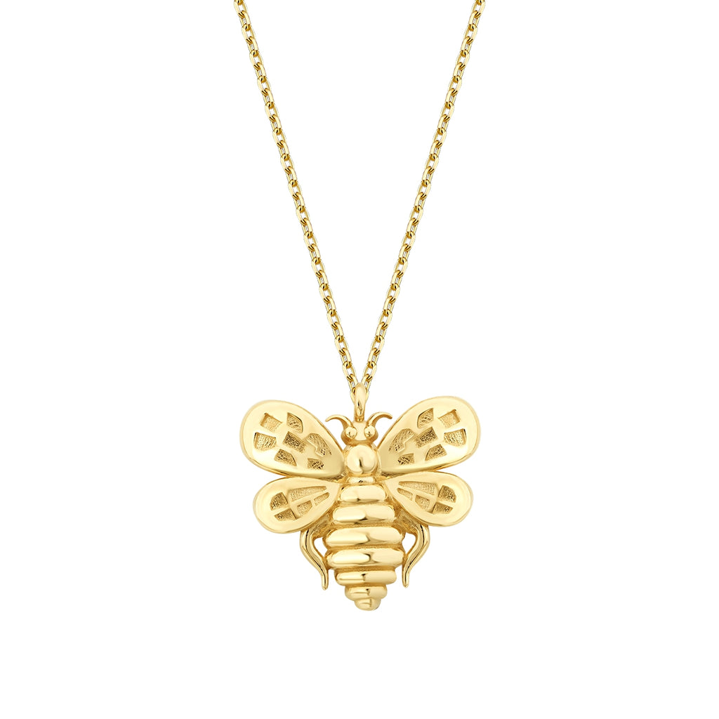 Gold Bee Necklace