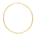 Gold Thick Detailed Trend Necklace