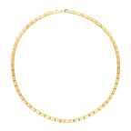 Gold Thick Detailed Trend Necklace