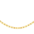 Gold Thick Detailed Trend Necklace