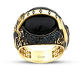 Gold Onyx Ottoman Seal Men's Ring
