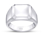 Gold Minimalist Rectangular Men’s Ring