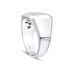 Gold Minimalist Rectangular Men’s Ring
