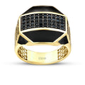 Gold Onyx Men’s Ring