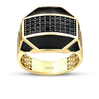 Gold Onyx Men’s Ring