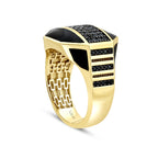 Gold Onyx Men’s Ring