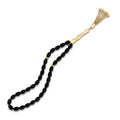 Gold Onyx Matte Black Prayer Beads