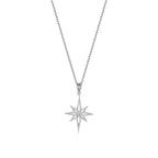 0.04 Carat Diamond Star Necklace