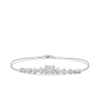 1.58 Carat Diamond Baguette Flower Set