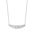 1.18 Carat Diamond Baguette Necklace