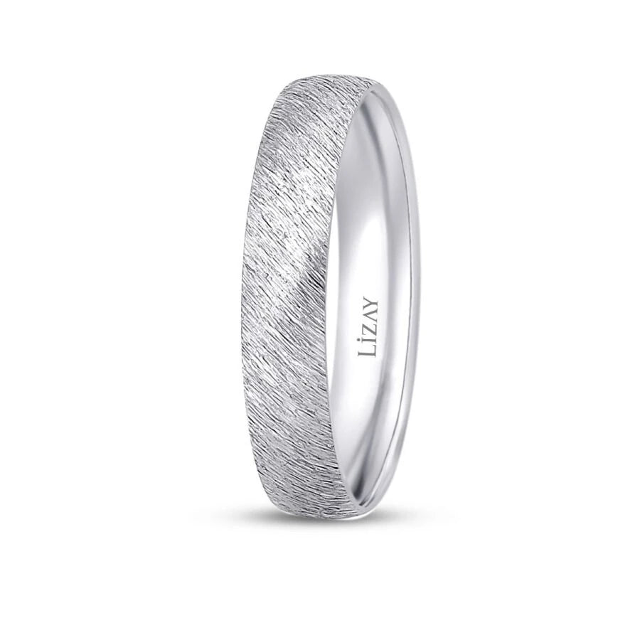 Gold Matte Wedding Band