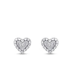 0.40 Carat Diamond Baguette Heart Set