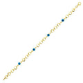 Gold Evil Eye Bracelet