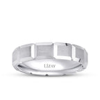 White Gold Cubic Wedding Band
