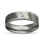 Black Gold Wedding Band