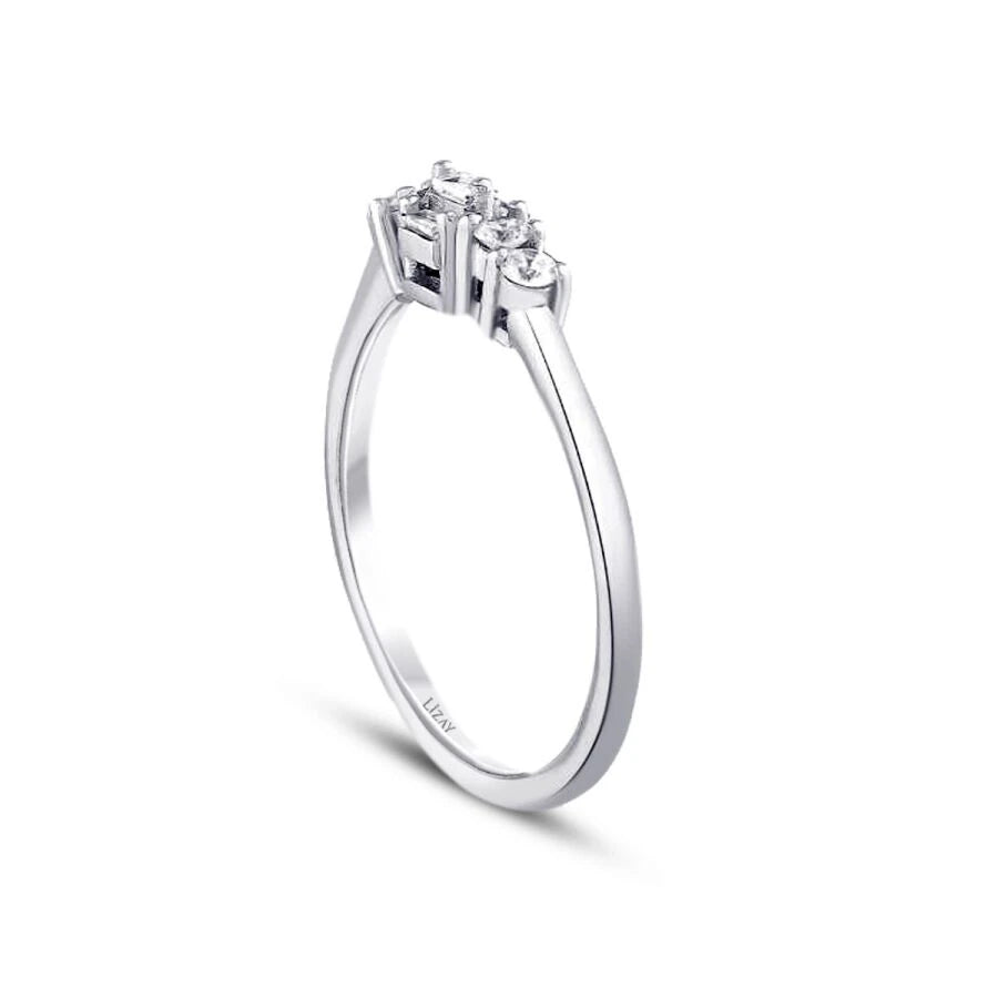 0.21 Carat Diamond Baguette Ring