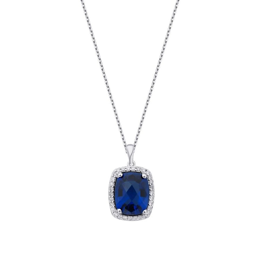 8.56 Carat Diamond Sapphire Set