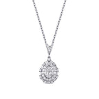 0.37 Carat Diamond Baguette Necklace