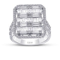 1.71 Carat Diamond Baguette Ring