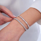 7.10 Carat Diamond Baguette Bracelet