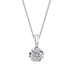 0.13 Carat Diamond-Effect Necklace