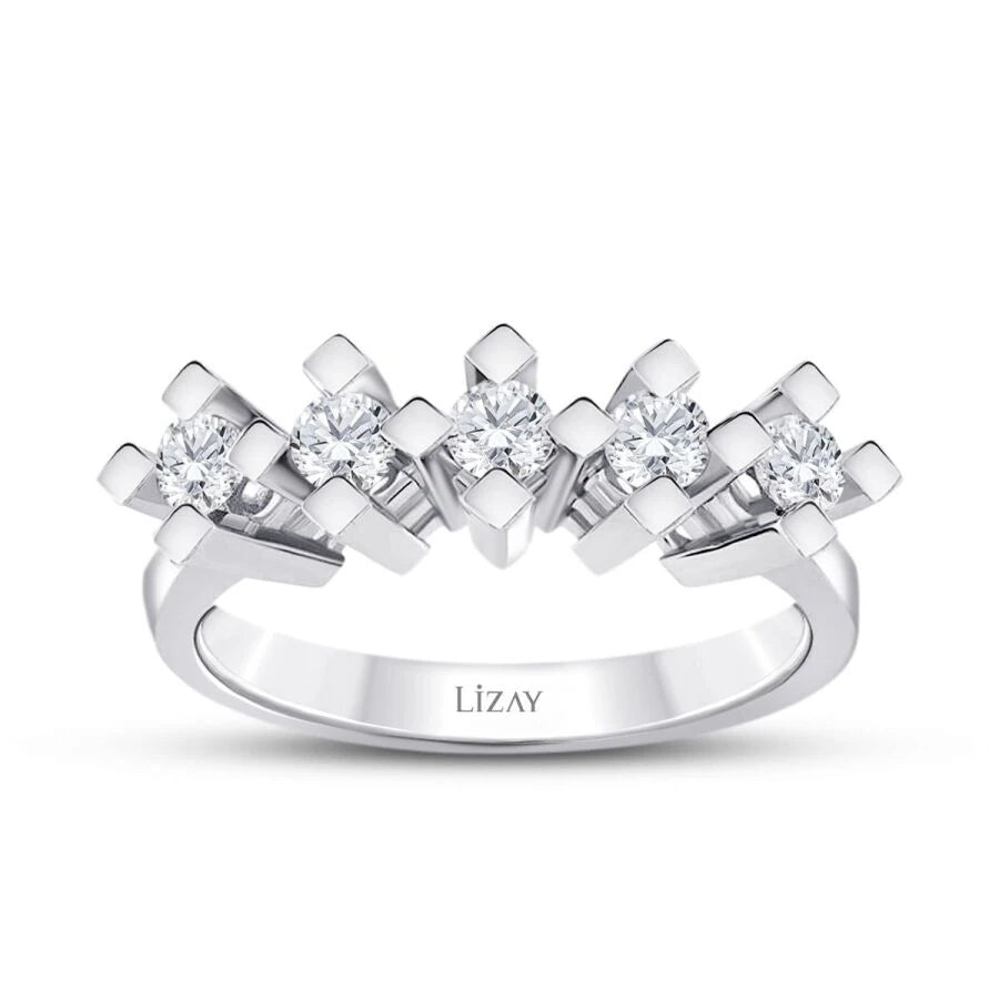 0.70 Carat Diamond Five-Stone Ring