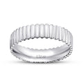 White Gold Modern Classic Wedding Band