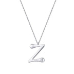 0.02 Carat Diamond Z Letter Necklace