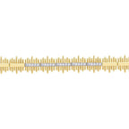 Gold Stone Zigzag Bracelet
