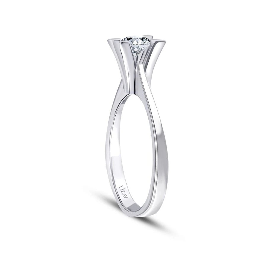0.60 Carat Diamond Round Solitaire Engagement Ring