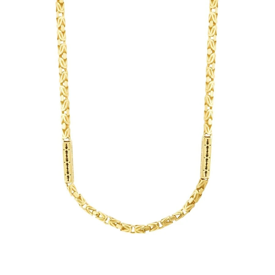 Gold Men’s Motif King Chain