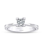 0.35 Carat Diamond Round Solitaire Engagement Ring