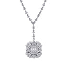 1.26 Carat Diamond Baguette Necklace
