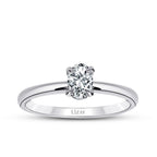 0.70 Carat Diamond Oval Solitaire Engagement Ring