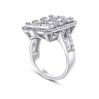 1.71 Carat Diamond Baguette Ring