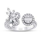 0.57 Carat Diamond Baguette Ring