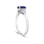 0.94 Carat Diamond Sapphire Ring