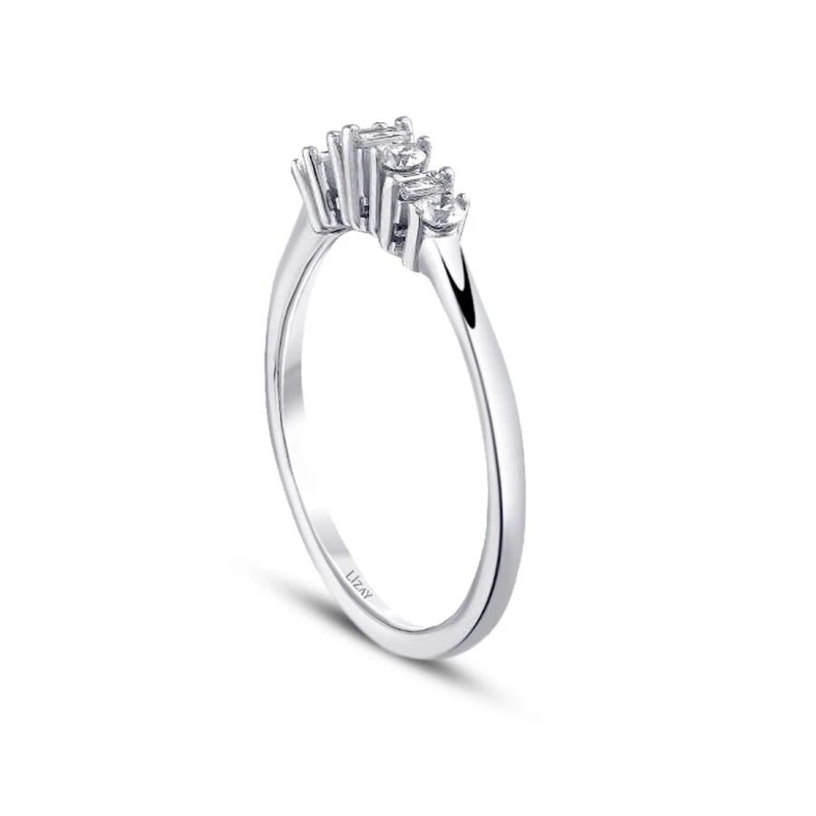 0.23 Carat Diamond Minimal Baguette Ring