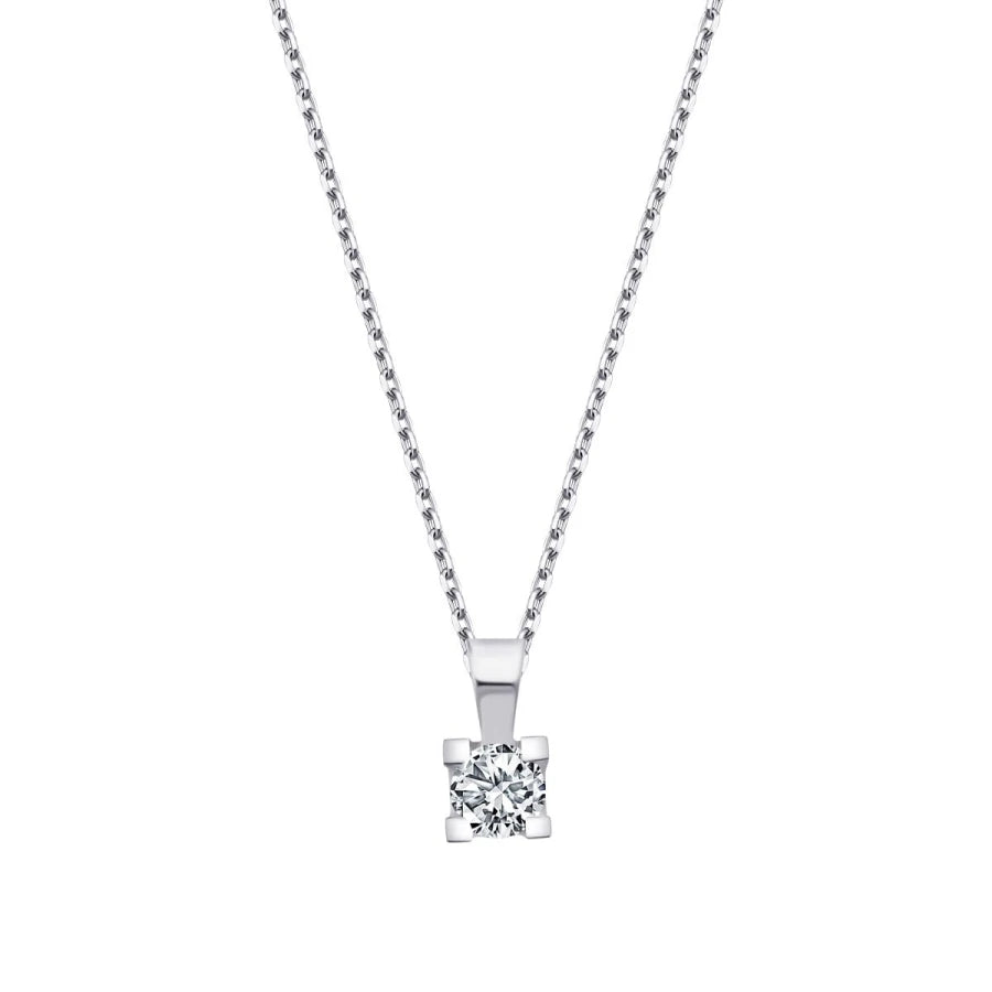 0.15 Carat Diamond Solitaire Necklace