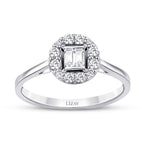 0.17 Carat Diamond Baguette Ring