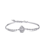 0.45 Carat Diamond Baguette Pear Bangle
