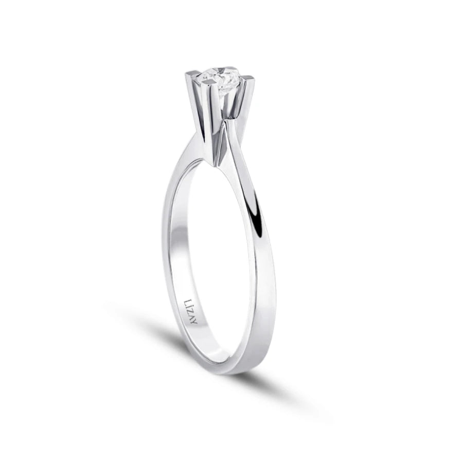 0.20 Carat Diamond Round Solitaire Engagement Ring