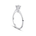 0.04 Carat Diamond Solitaire Engagement Ring