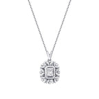 0.30 Carat Diamond Baguette Necklace