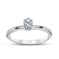 0.30 Carat Diamond Oval Solitaire Engagement Ring