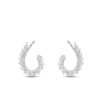 1.12 Carat Diamond Baguette Earrings