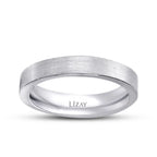White Gold Plain Wedding Band