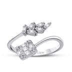 0.29 Carat Diamond Baguette Trend Ring