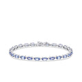 6.73 Carat Diamond Tanzanite Bracelet